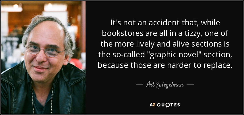 It's not an accident that, while bookstores are all in a tizzy, one of the more lively and alive sections is the so-called 