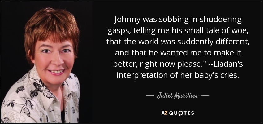 Johnny was sobbing in shuddering gasps, telling me his small tale of woe, that the world was suddently different, and that he wanted me to make it better, right now please.