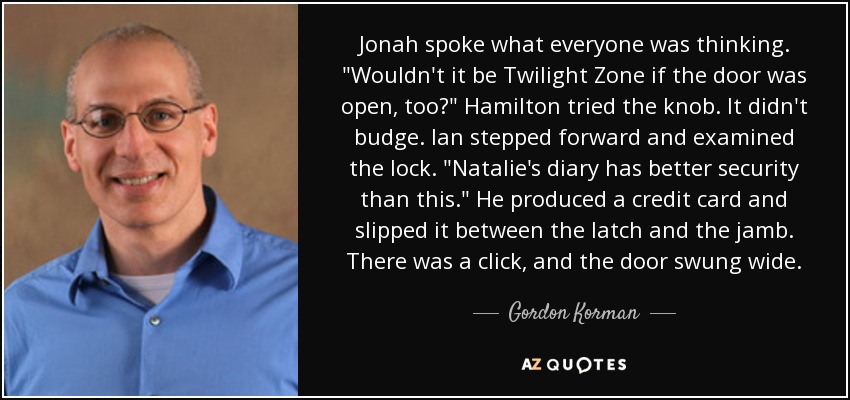 Jonah spoke what everyone was thinking. 