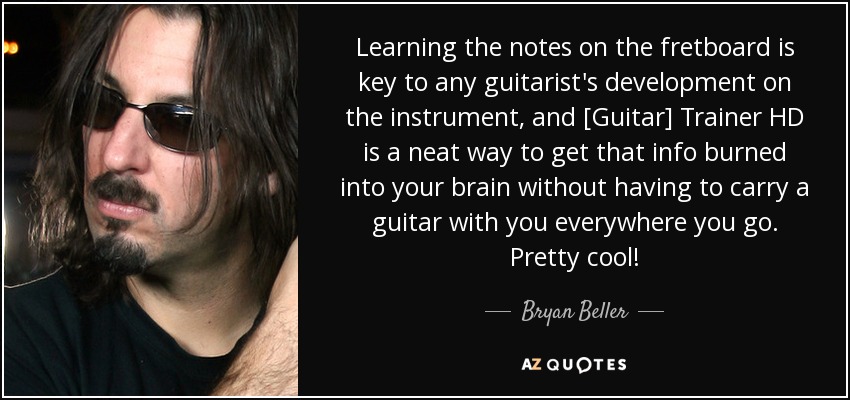 Learning the notes on the fretboard is key to any guitarist's development on the instrument, and [Guitar] Trainer HD is a neat way to get that info burned into your brain without having to carry a guitar with you everywhere you go. Pretty cool! - Bryan Beller