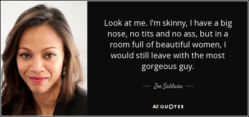 Zoe Saldana Butt