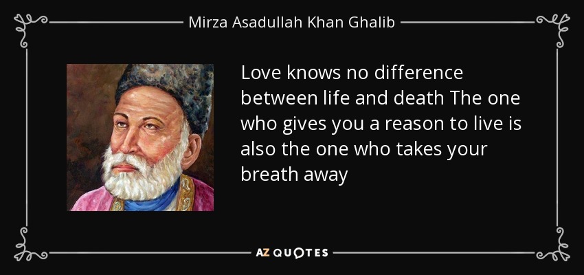 TOP 22 QUOTES BY MIRZA ASADULLAH KHAN GHALIB | A-Z Quotes