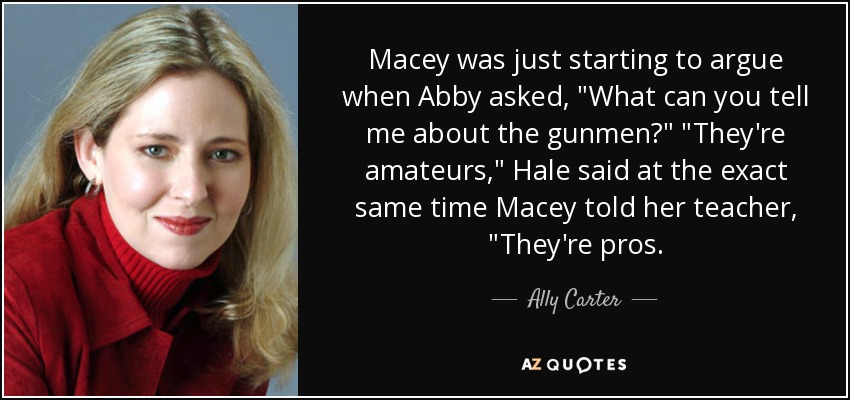 Macey was just starting to argue when Abby asked, 