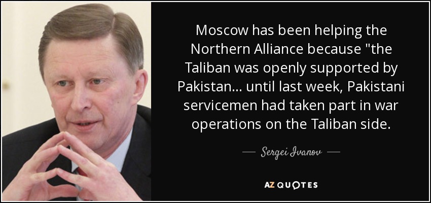 Moscow has been helping the Northern Alliance because 