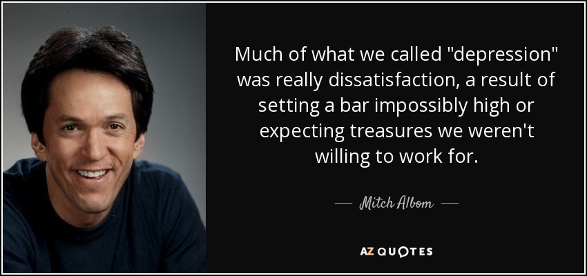 Much of what we called 