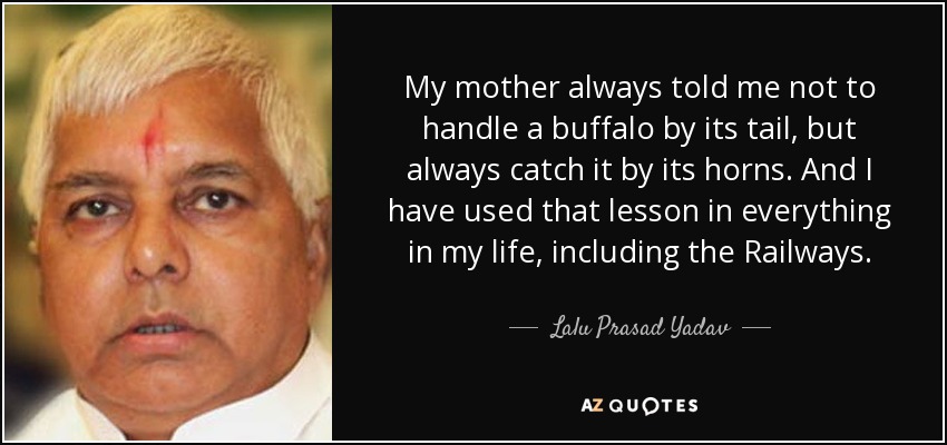 TOP 21 QUOTES BY LALU PRASAD YADAV | A-Z Quotes