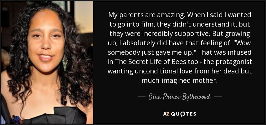 My parents are amazing. When I said I wanted to go into film, they didn't understand it, but they were incredibly supportive. But growing up, I absolutely did have that feeling of, 