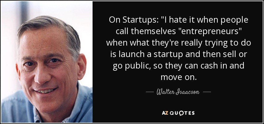 On Startups: 