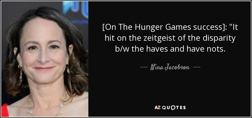 [On The Hunger Games success]: 