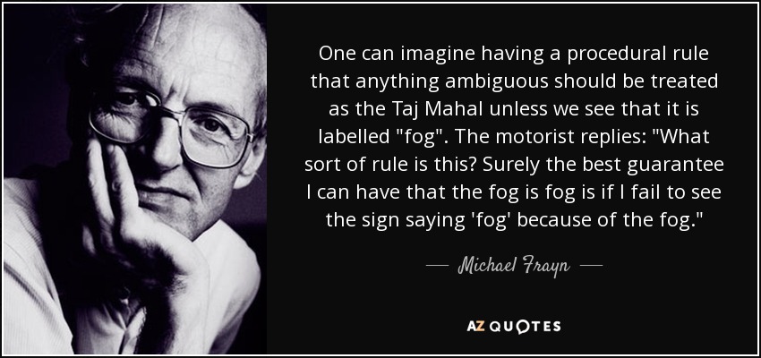 One can imagine having a procedural rule that anything ambiguous should be treated as the Taj Mahal unless we see that it is labelled 