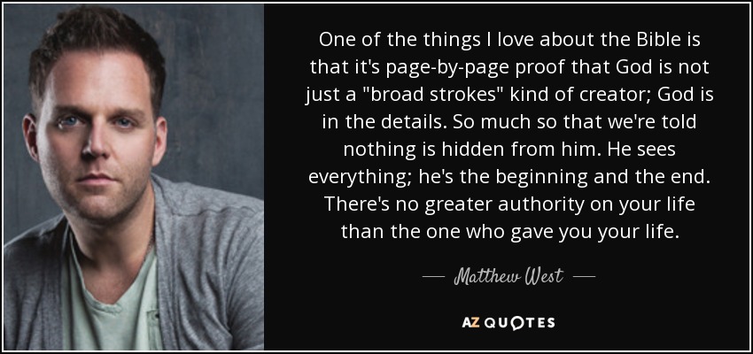 One of the things I love about the Bible is that it's page-by-page proof that God is not just a 