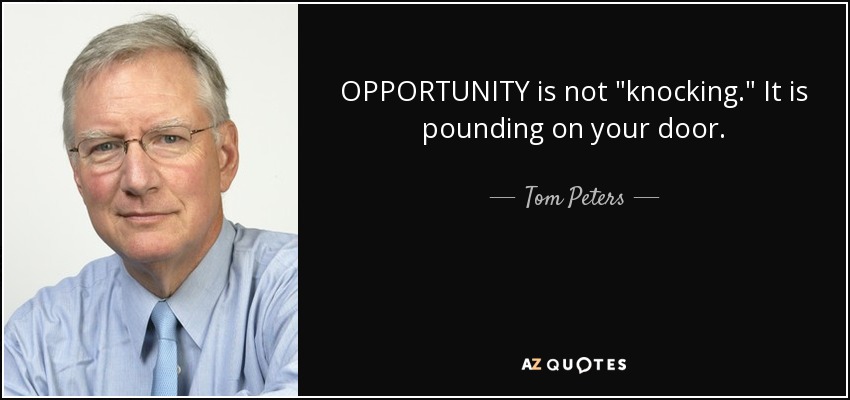 OPPORTUNITY is not 