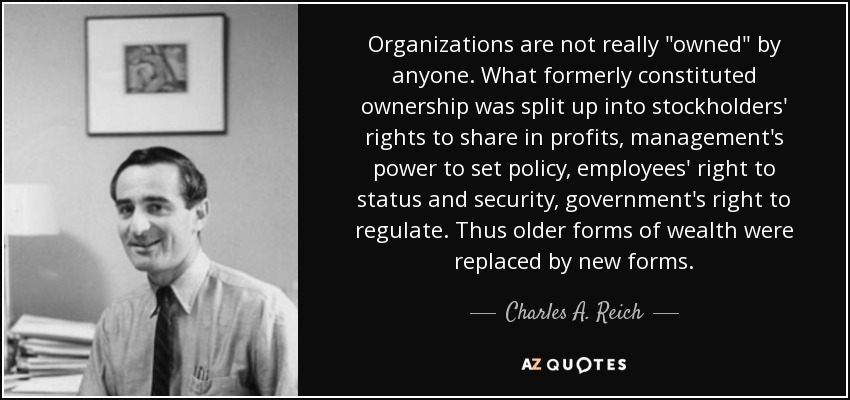 Organizations are not really 