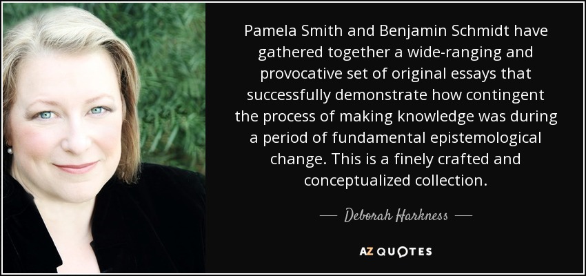 Pamela Smith and Benjamin Schmidt have gathered together a wide-ranging and provocative set of original essays that successfully demonstrate how contingent the process of making knowledge was during a period of fundamental epistemological change. This is a finely crafted and conceptualized collection. - Deborah Harkness