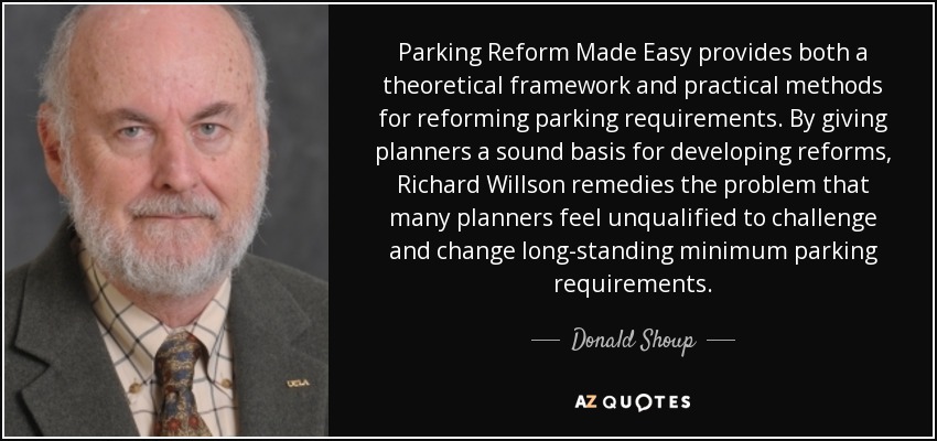 Parking Reform Made Easy provides both a theoretical framework and practical methods for reforming parking requirements. By giving planners a sound basis for developing reforms, Richard Willson remedies the problem that many planners feel unqualified to challenge and change long-standing minimum parking requirements. - Donald Shoup