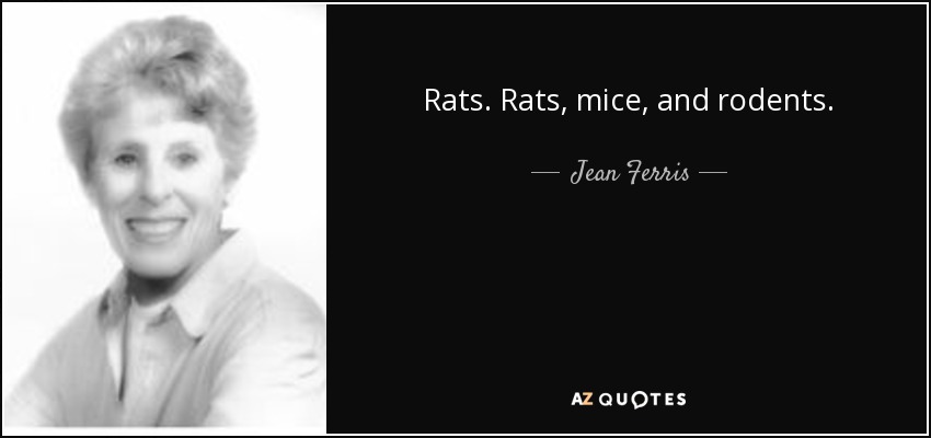 Rats. Rats, mice, and rodents. - Jean Ferris