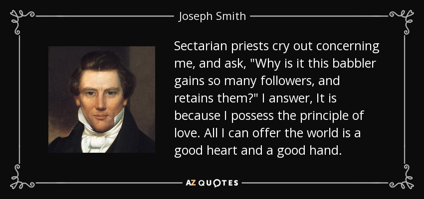 Sectarian priests cry out concerning me, and ask, 