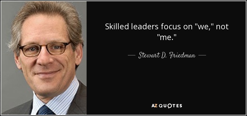 Skilled leaders focus on 