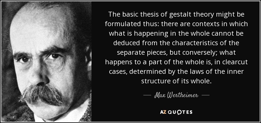 max wertheimer gestalt psychology