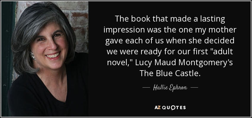 The book that made a lasting impression was the one my mother gave each of us when she decided we were ready for our first 