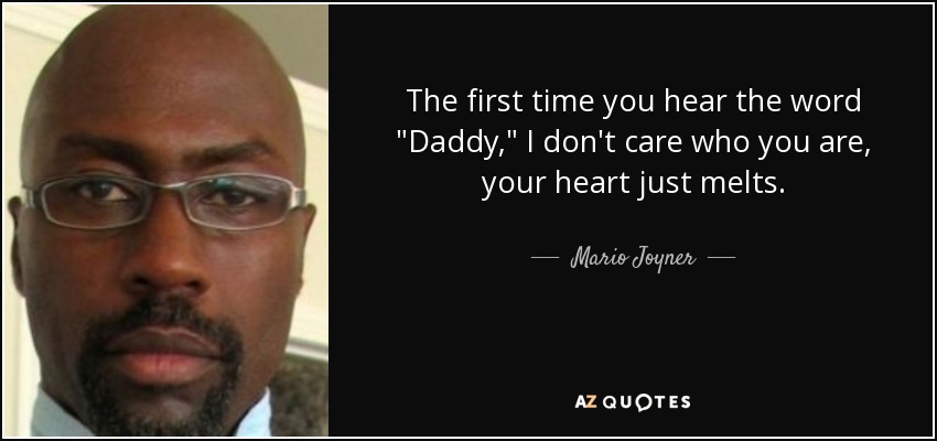 The first time you hear the word 