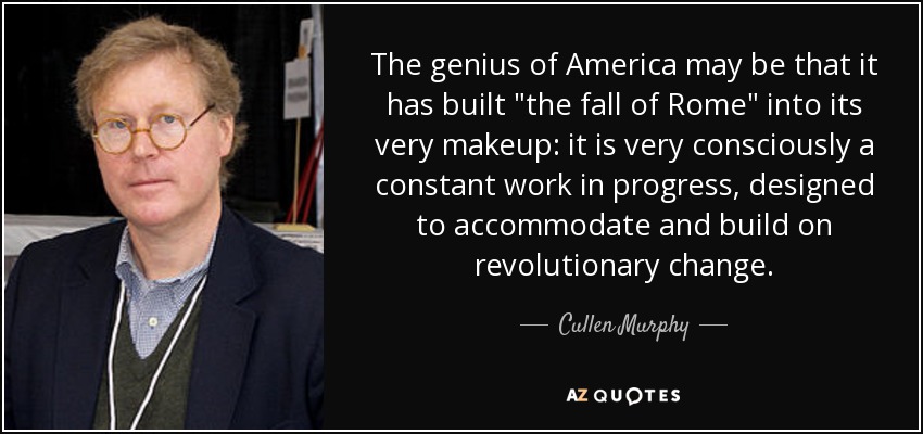 The genius of America may be that it has built 