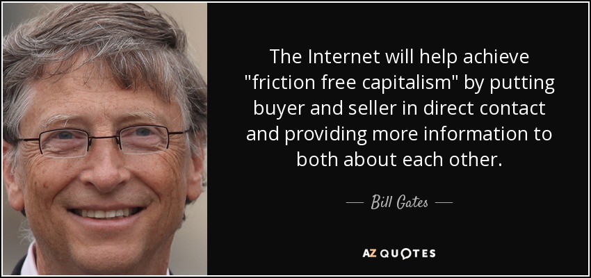 The Internet will help achieve 