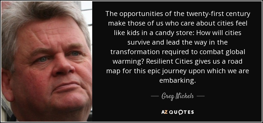 The opportunities of the twenty-first century make those of us who care about cities feel like kids in a candy store: How will cities survive and lead the way in the transformation required to combat global warming? Resilient Cities gives us a road map for this epic journey upon which we are embarking. - Greg Nickels