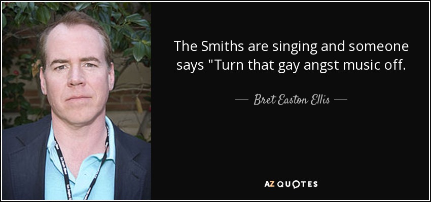 The Smiths are singing and someone says 