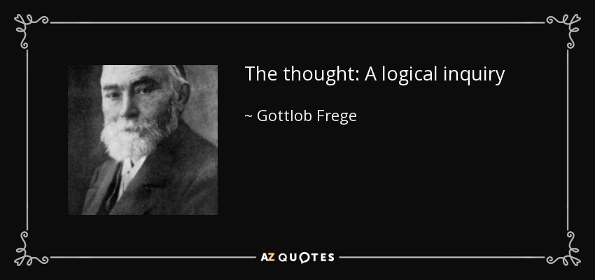 The thought: A logical inquiry - Gottlob Frege