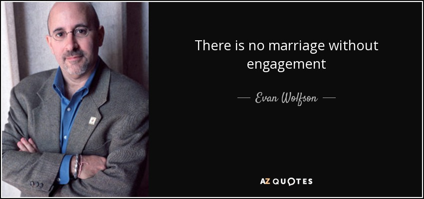 There is no marriage without engagement - Evan Wolfson