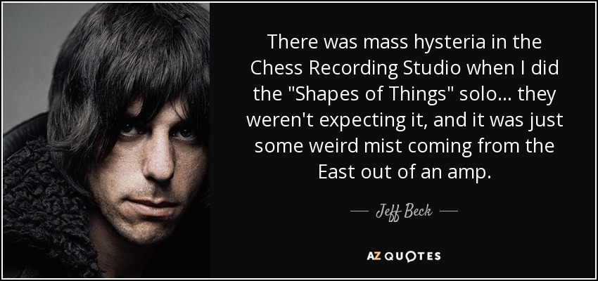 There was mass hysteria in the Chess Recording Studio when I did the 