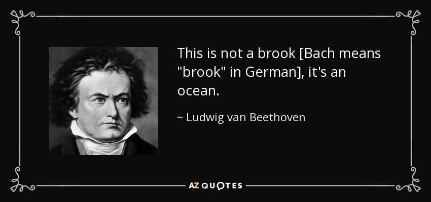 This is not a brook [Bach means 