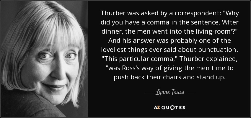 Thurber was asked by a correspondent: 