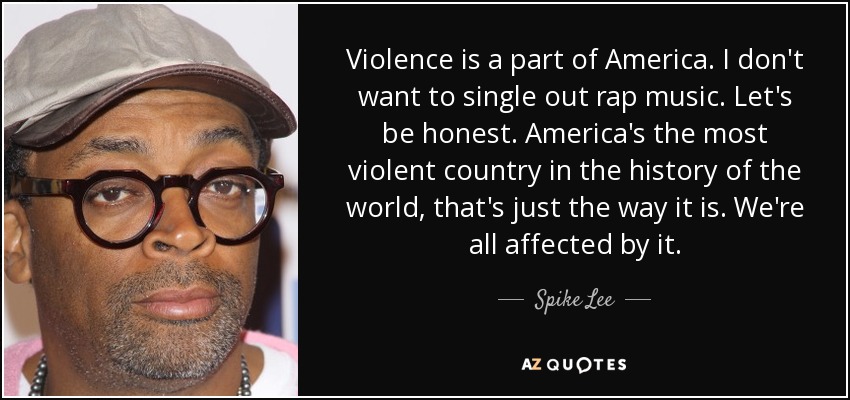 rap music and violence
