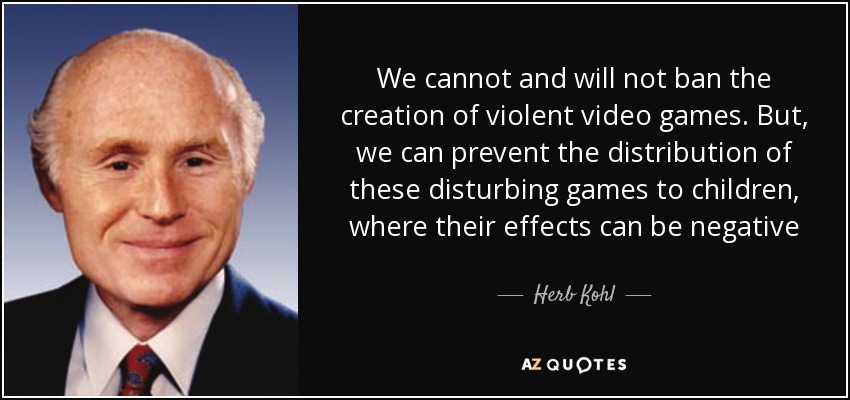 quotes about violent video games