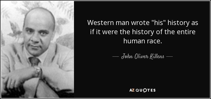 Western man wrote 