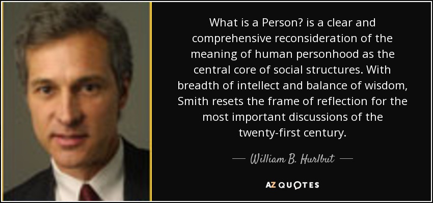 What is a Person? is a clear and comprehensive reconsideration of the meaning of human personhood as the central core of social structures. With breadth of intellect and balance of wisdom, Smith resets the frame of reflection for the most important discussions of the twenty-first century. - William B. Hurlbut