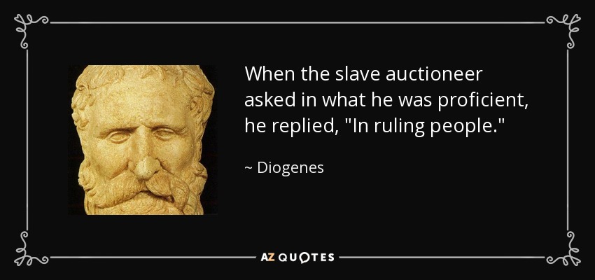 When the slave auctioneer asked in what he was proficient, he replied, 