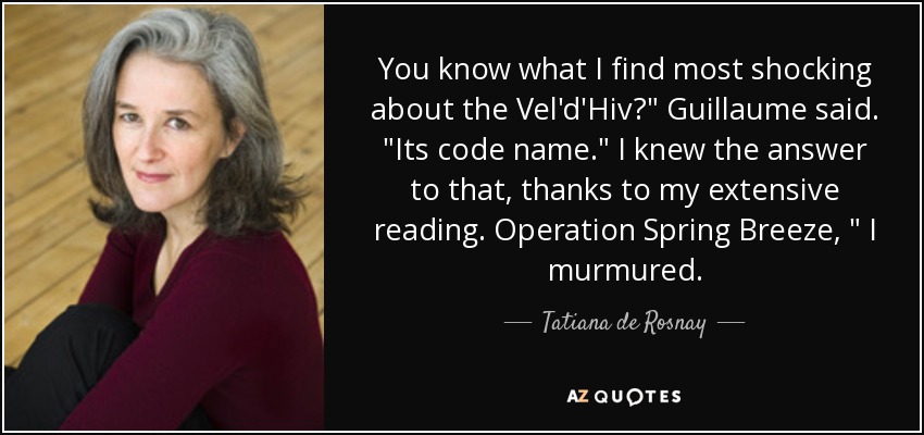 You know what I find most shocking about the Vel'd'Hiv?