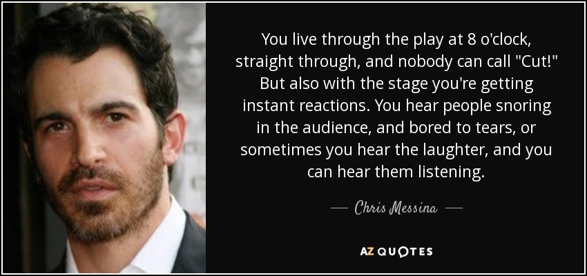You live through the play at 8 o'clock, straight through, and nobody can call 