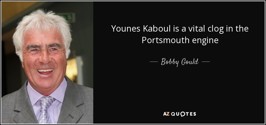Younes Kaboul is a vital clog in the Portsmouth engine - Bobby Gould