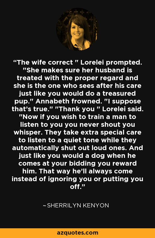 The wife correct 