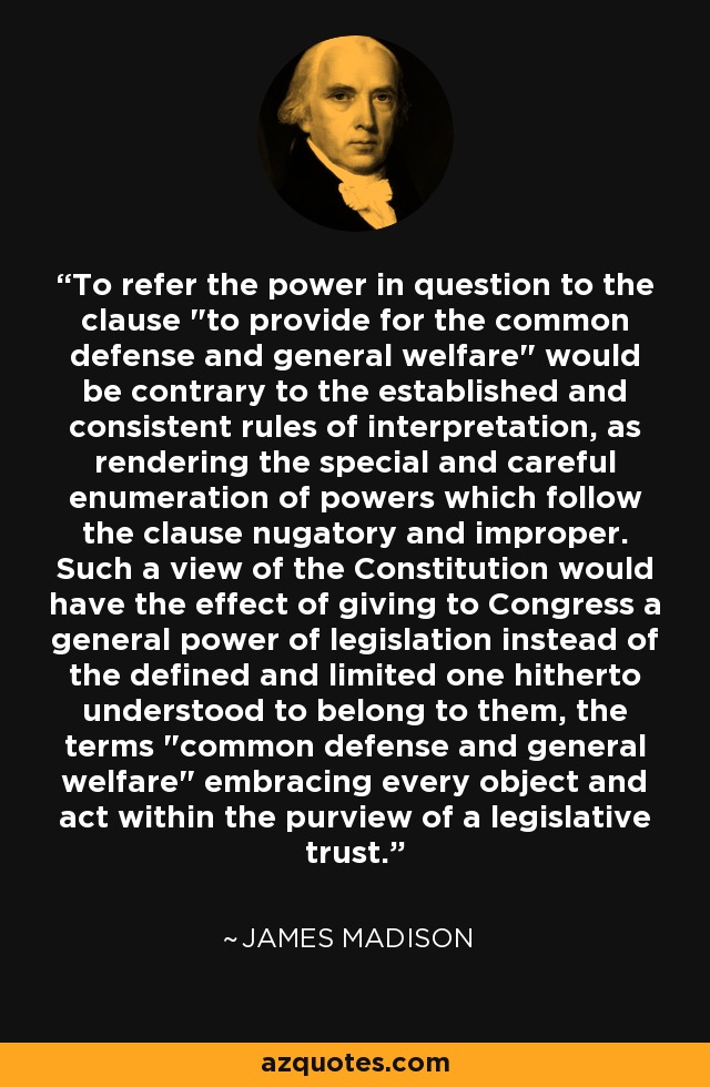 To refer the power in question to the clause 