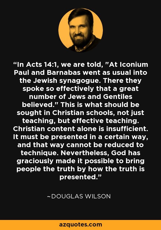 In Acts 14:1, we are told, 