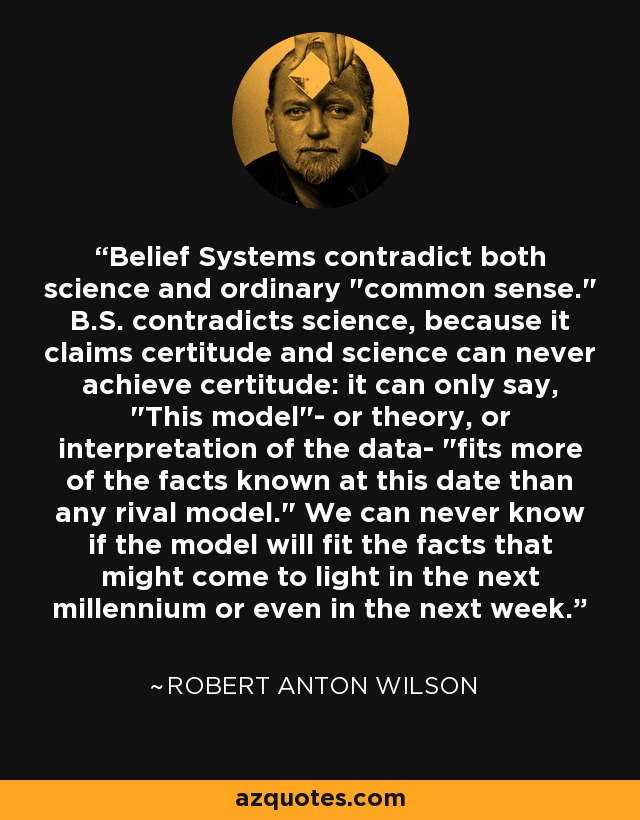 Belief Systems contradict both science and ordinary 