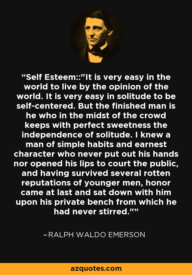 Self Esteem::