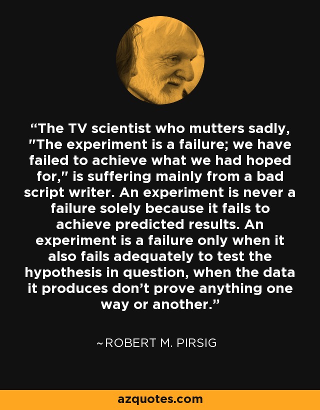 The TV scientist who mutters sadly, 