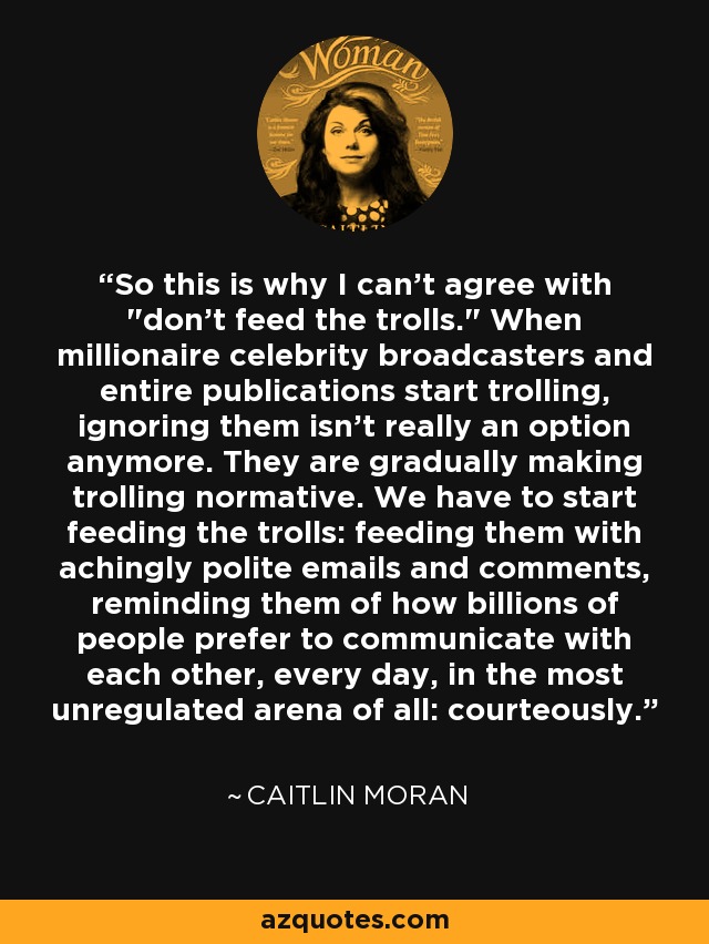 So this is why I can't agree with 