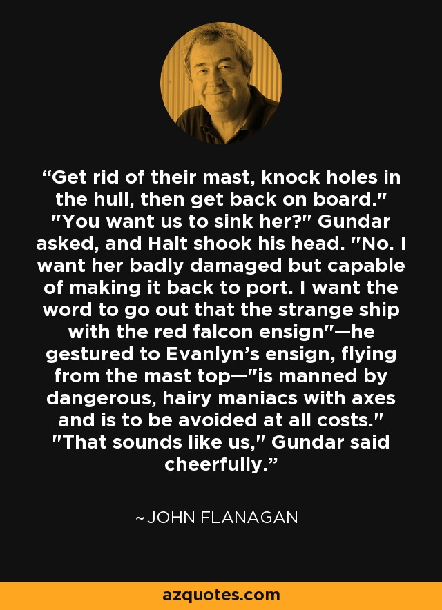 Get rid of their mast, knock holes in the hull, then get back on board.